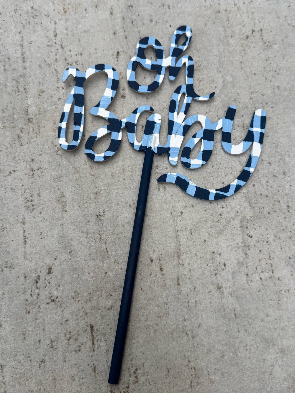 Oh Baby Cake Topper